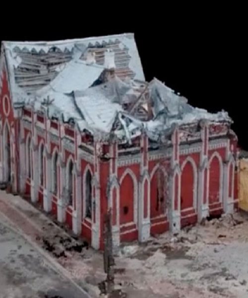 У Харкові застосовують 3D-сканування для експертизи зруйнованих росіянами будинків