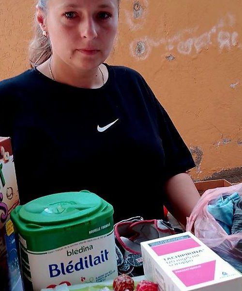 У Вінниці переселенці можуть безкоштовно отримати продукти, засоби гігієни та підгузки