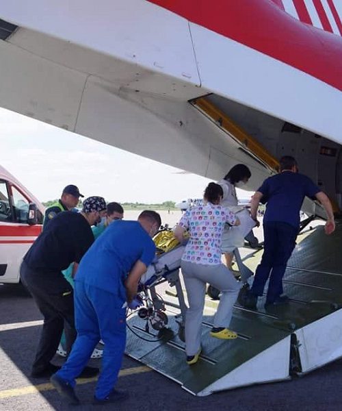 23 постраждалих українців евакуйовано на лікування та реабілітацію до клінік ЄС